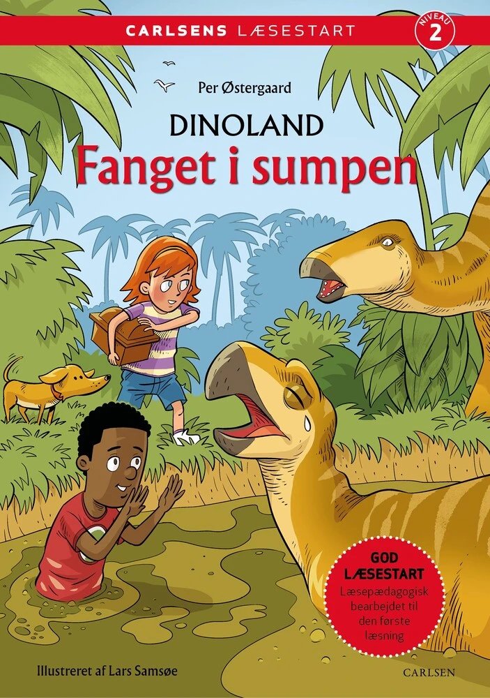 Billede af Carlsens Læsestart: Dinoland: Fanget i sumpen