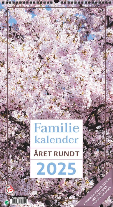 Familiekalender året rundt foto 2025