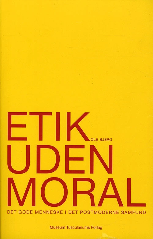 Billede af Etik uden moral
