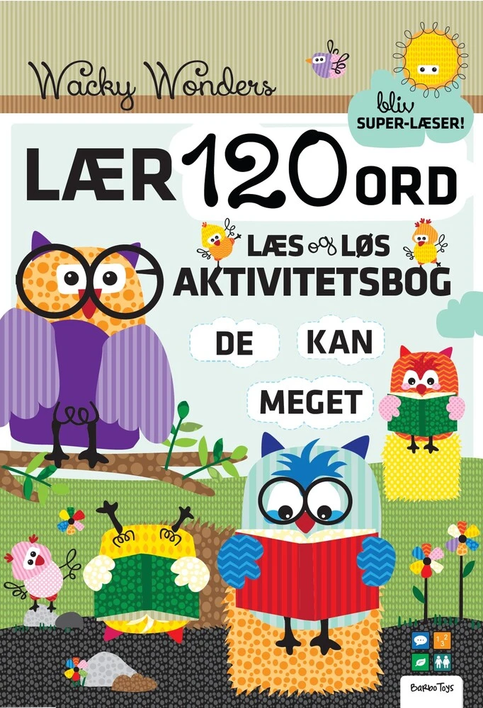 Billede af Wacky Wonders aktivitetsbog med 120 ord + stickers