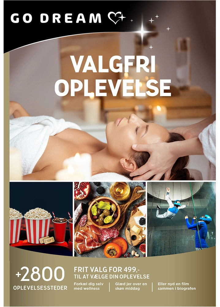 GO DREAM Valgfri oplevelse 499,-