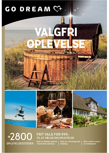 GO DREAM Valgfri oplevelse 999,-