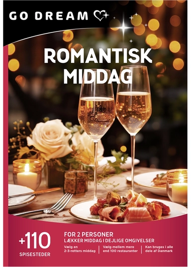 GO DREAM Romantisk middag for 2