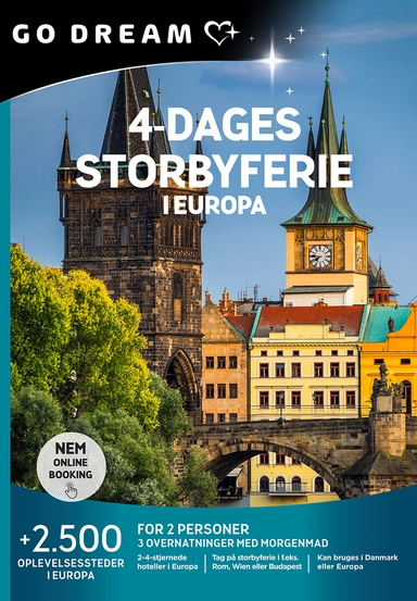 GO DREAM 4-dags Storbyferie i Europa