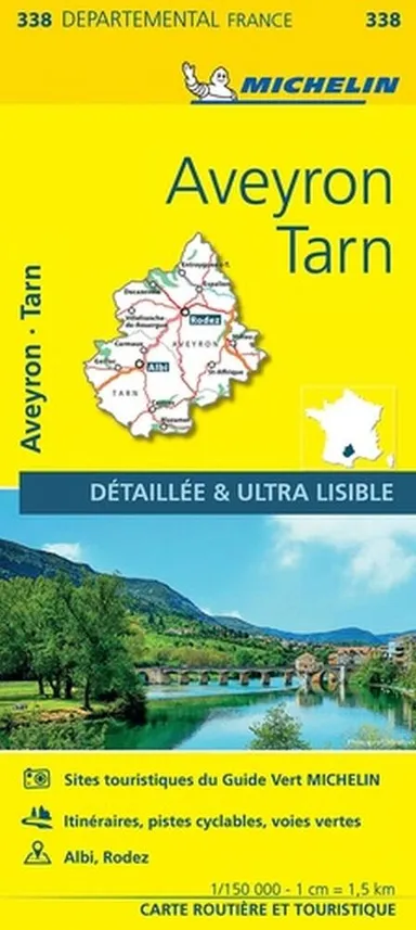France blad 338: Aveyron, Tarn