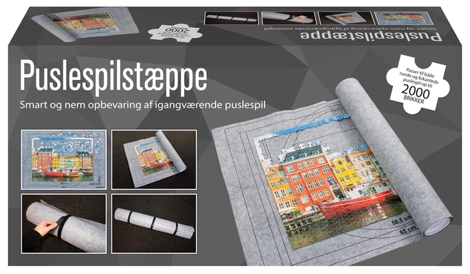 Puslespilstæppe 105x72cm
