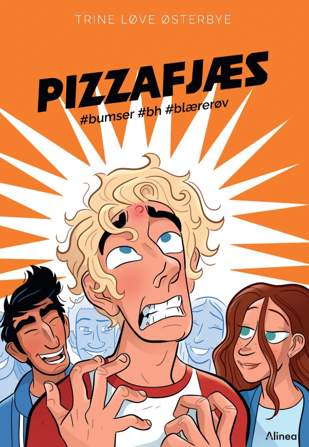 Billede af Pizzafjæs, #bumser #bh #blærerøv, Rød Læseklub