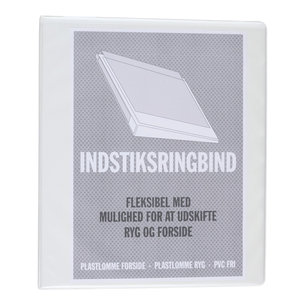 Indstiksringbind Relief hvid A4 31mm