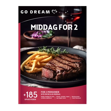 GO DREAM Middag for 2