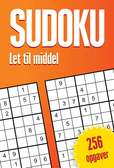 Sudoku - Let til middel, 256 opgaver