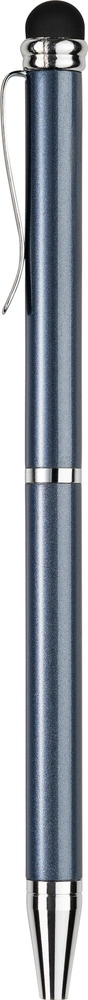 Burde Kuglepen med touch-funktion metallic lyseblå