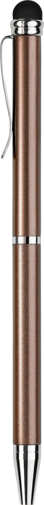 Burde Kuglepen med touch-funktion metallic brun