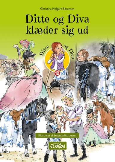 Ditte og Diva klæder sig ud