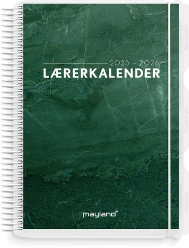 Mayland lærerkalender 25/26 2i1 A5 uge højformat