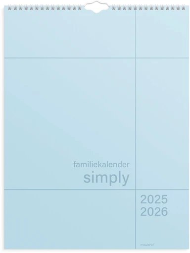 Mayland familiekalender 25/26 Simply 6 personer