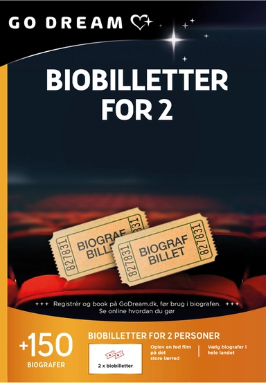 GO DREAM Biografbilletter for 2