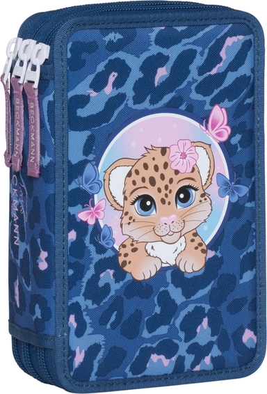 Penalhus Beckmann Triple Cheeta M/Indhold
