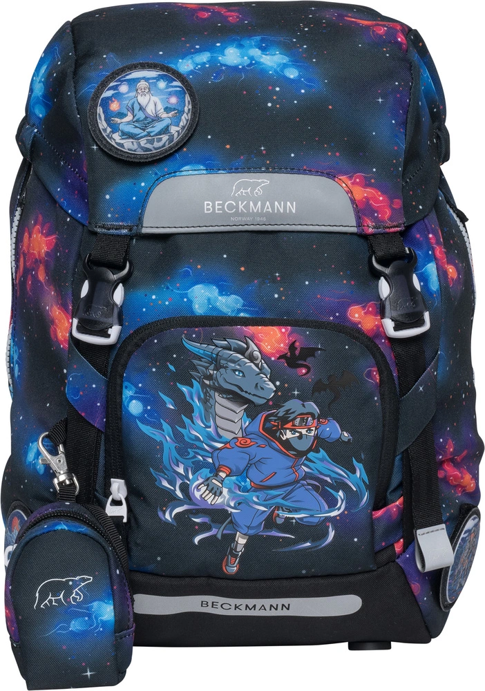 Skoletaske Beckmann 22 L Ninja Elements billede