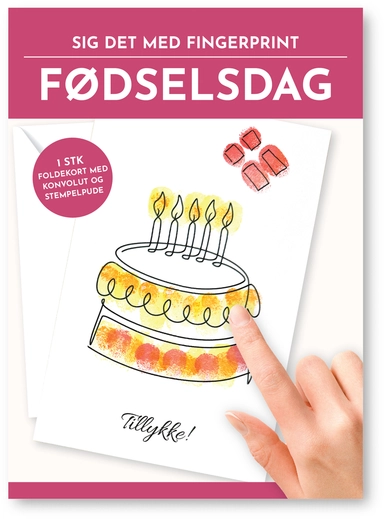 Fingerprint kort fødselsdag