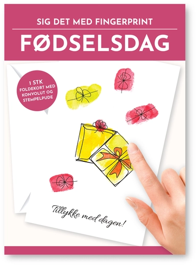 Fingerprint kort fødselsdag