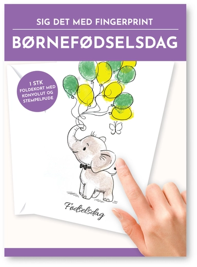 Fingerprint kort fødselsdag