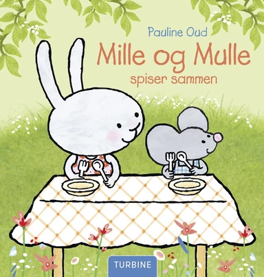 Mille og Mulle spiser sammen