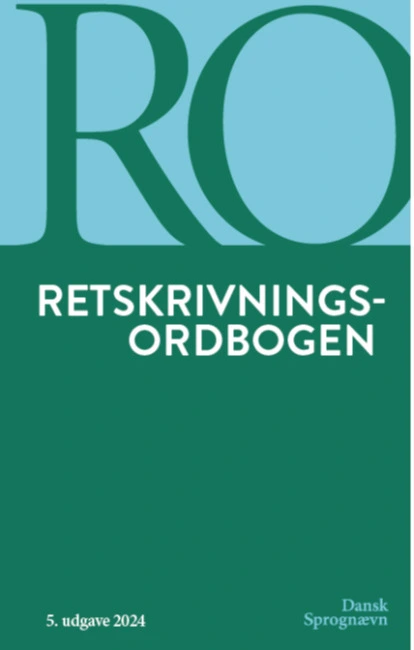 Billede af Retskrivningsordbogen, 5. udgave