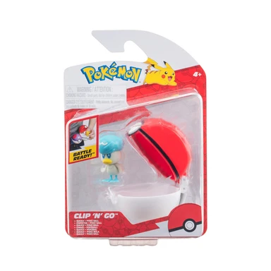 Pokémon Clip 'N Go QUAXLY AND POKE BALL