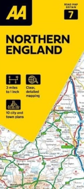 AA Road Map Britain 7: Northern England