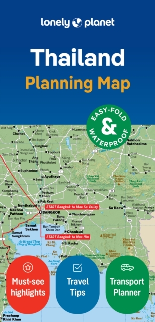 Lonely Planet Planning Map: Thailand