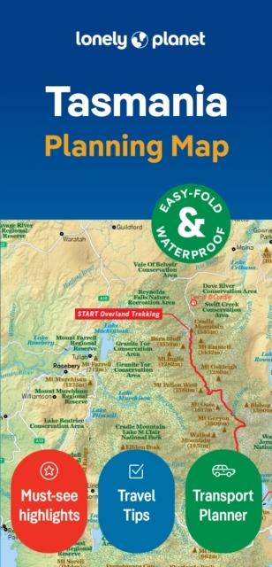 Lonely Planet Planning Map: Tasmania