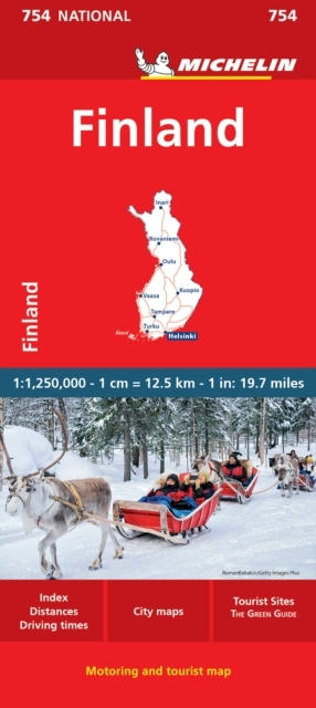 Finland - Michelin National Map 754Map