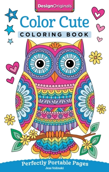 Color Cute Coloring Book Perfectly Portable Pages