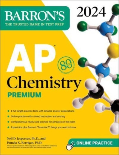 Billede af Ap Chemistry Premium, 2024: 6 Practice Tests + Comprehensive Review + Online Practice