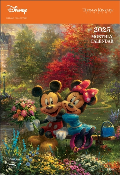 Disney Dreams Collection By Thomas Kinkade Studios: 12-Month 2025 Monthly Pocket Planner Calendar