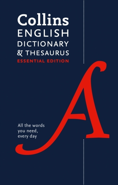 Billede af English Dictionary And Thesaurus Essential Your Day-To-Day Reliable English Dictionary And Thesuarus Essentials