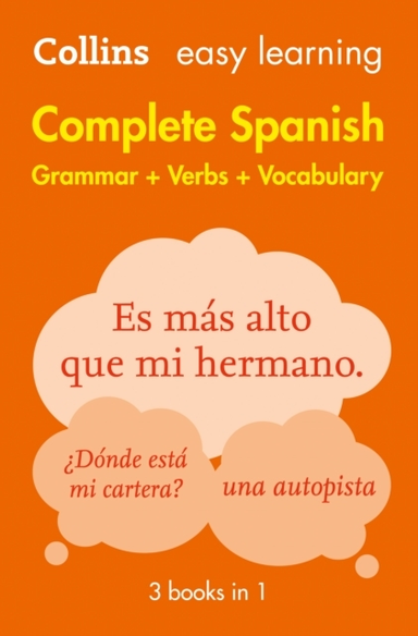 Easy Learning Spanish Complete Grammar, Verbs And Vocabulary 3 Books In 1 Trusted Support For Learning