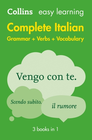 Easy Learning Italian Complete Grammar, Verbs And Vocabulary 3 Books In 1 Trusted Support For Learning