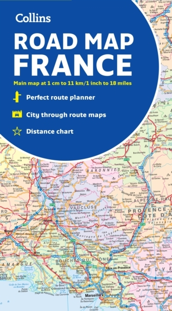 Billede af Collins Map Of France