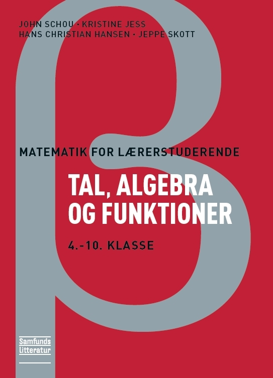 Billede af Matematik for lærerstuderende - Tal, algebra og funktioner