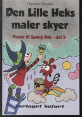 Billede af Den Lille Heks maler skyer