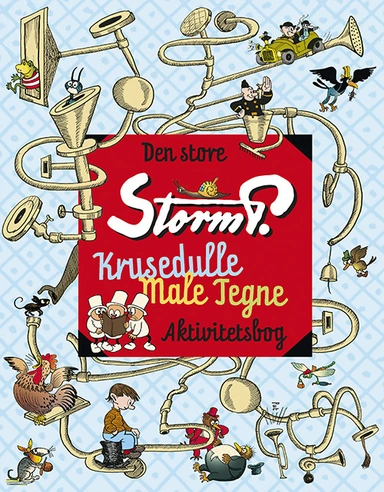 Storm P.- Den store Storm P.-krusedulle-male-tegne-aktivitetsbog (sæt á 2 stk - pris pr. stk 79,95)