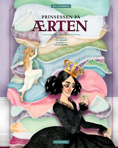 Billede af H.C. Andersens Prinsessen på ærten