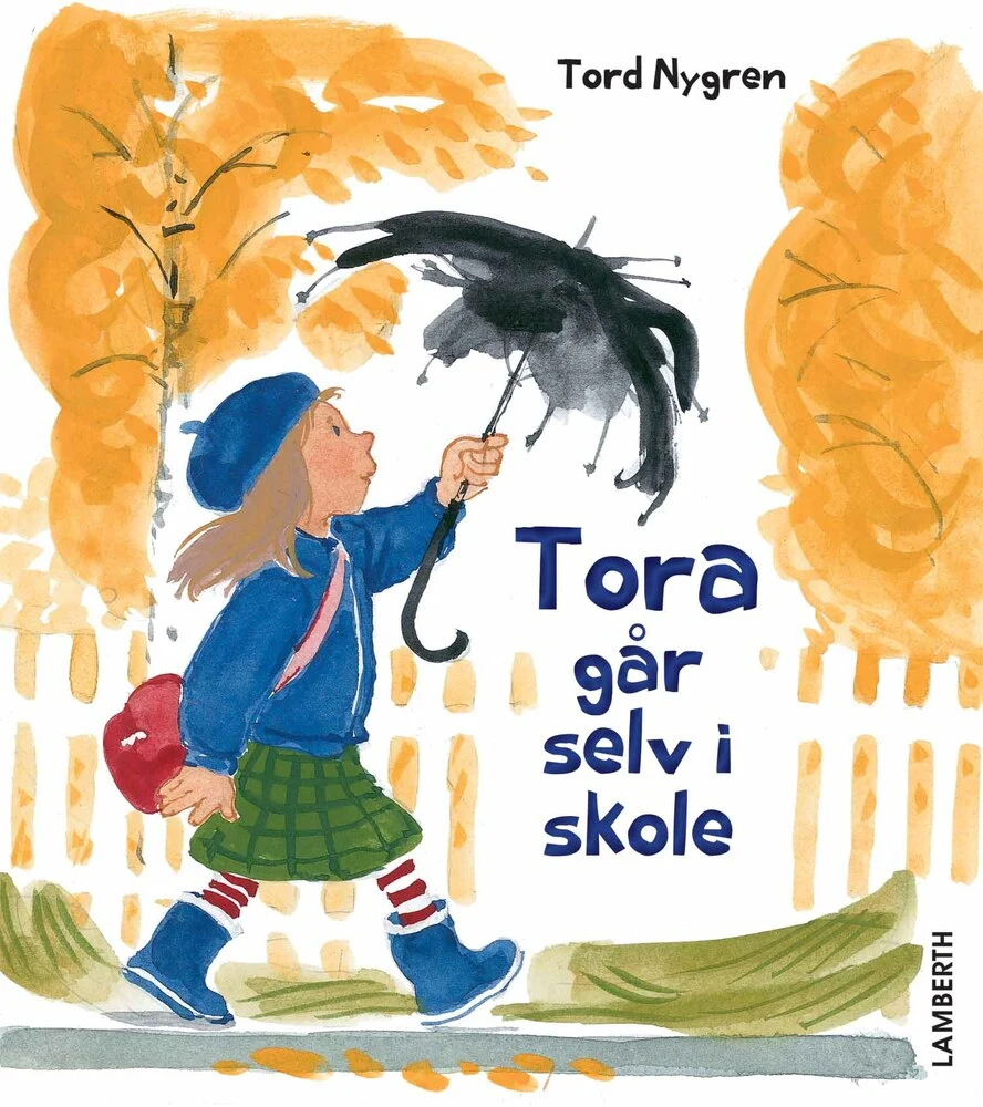 Billede af Tora går selv i skole