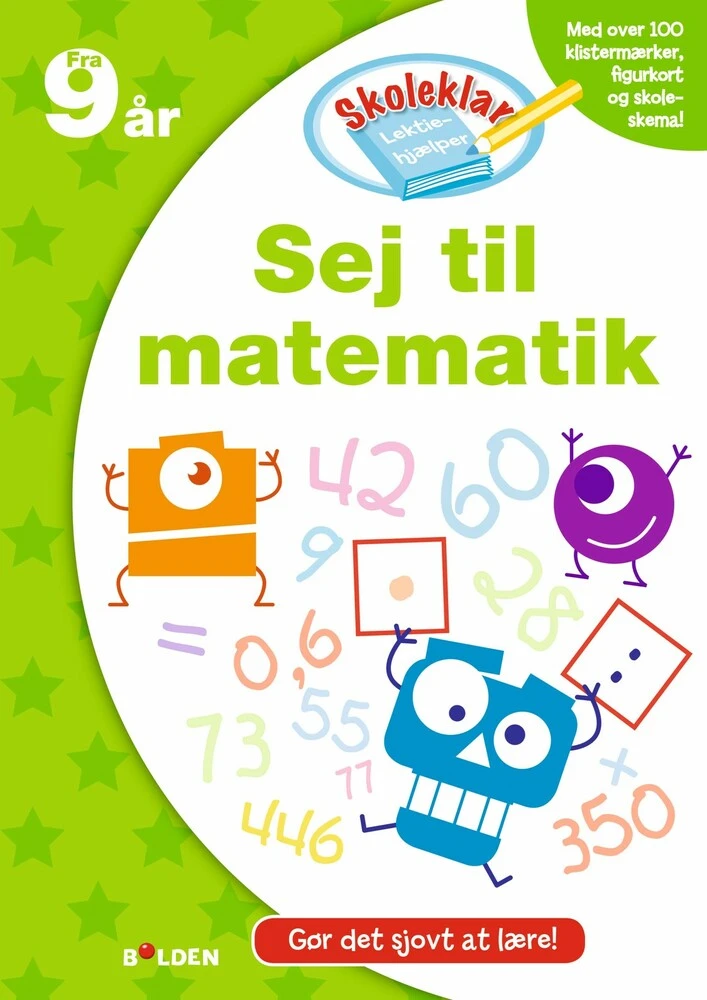 Billede af Skoleklar Lektiehjælper: Sej til matematik