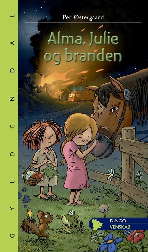 Billede af Alma, Julie og branden