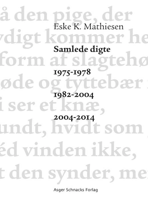 Billede af Samlede digte 1975-1978 1982-2004 2004-2014
