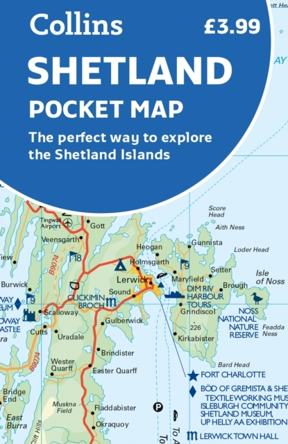 Billede af Shetland Pocket Map The Perfect Way To Explore The Shetland