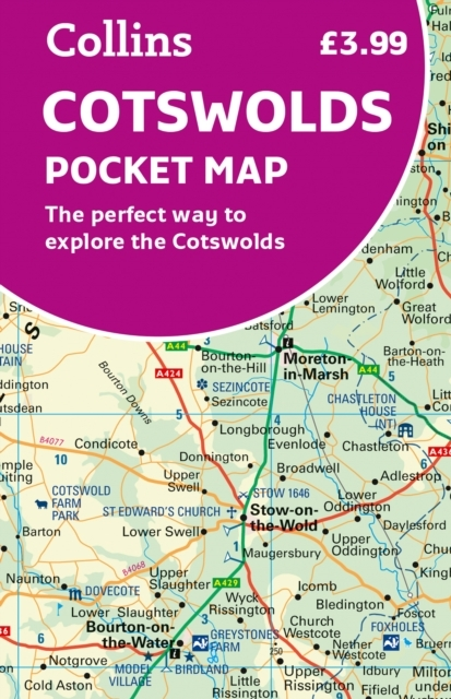 Cotswolds Pocket Map The Perfect Way Explore The Cotswold