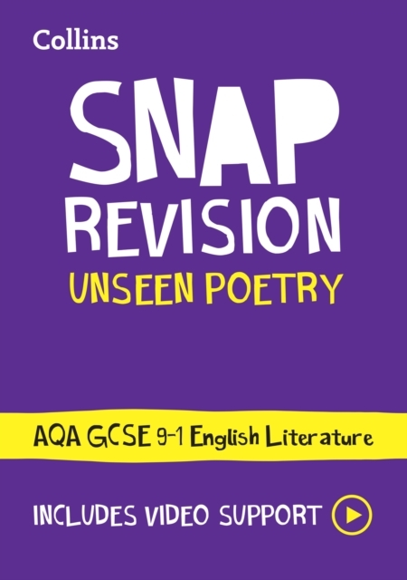 Aqa Unseen Poetry Anthology Revision Guide Ideal For The 202